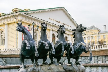 dört at heykel, Moskova