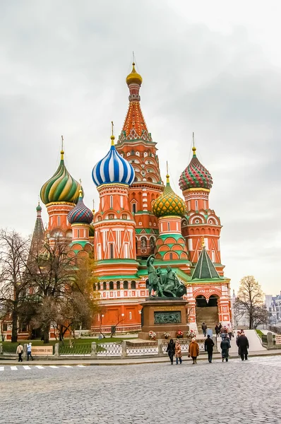 Katedrála sv. Bazalky v Moskvě, Rusko — Stock fotografie