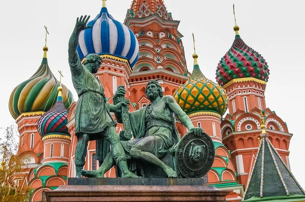 St. Basil Cathedral in Moscow, Russia — Stock Photo, Image