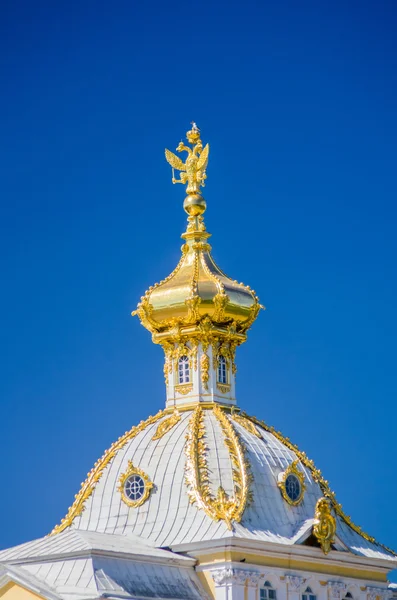 Closeup of dome with Russian Eagle — Stock Photo, Image