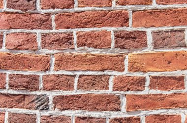 kırmızı tuğla duvar portre