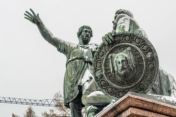 Closeup of sculpture near St. Basil Cathedral in Moscow, Russia — Stock Photo, Image