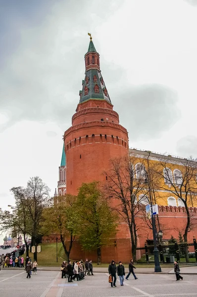 Вид на Кремлевский замок в Москве — стоковое фото