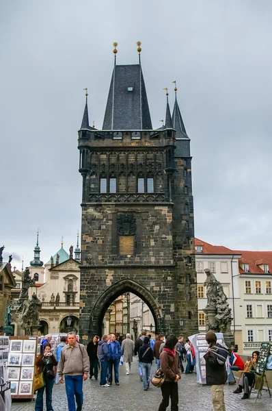 Karlsbrücke in Prag — Stockfoto