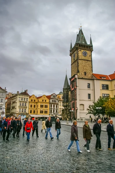 Blick auf staromestke namesti in Prag — Stockfoto