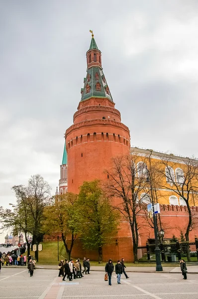Προβολή στο Κάστρο του Κρεμλίνου στη Μόσχα — Φωτογραφία Αρχείου