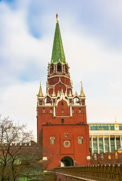 Moskova 'daki Kremlin Kalesi' nde Görünüm — Stok fotoğraf