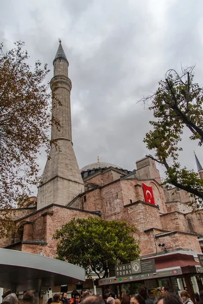 Prohlédni na Modrou mešitu, (sultanahmet camii), istanbul — Stock fotografie