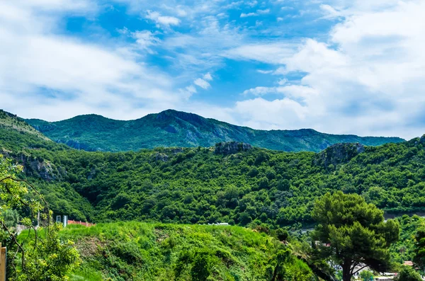 Пейзажний вид на гори в Чорногорії — стокове фото