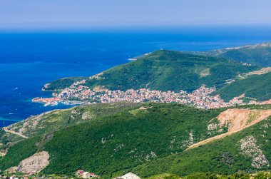 dağ, deniz ve budva görüntüleme