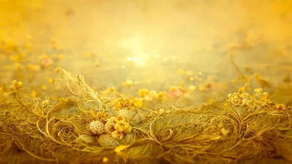 Render Gold Abstract Background Soft Glowing Backdrop Texture Christmas Valentine — Stok fotoğraf