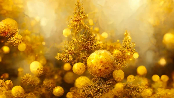 Render Gold Abstract Background Soft Glowing Backdrop Texture Christmas Valentine —  Fotos de Stock