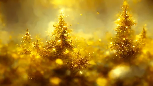 Render Gold Abstract Background Soft Glowing Backdrop Texture Christmas Valentine — Fotografia de Stock