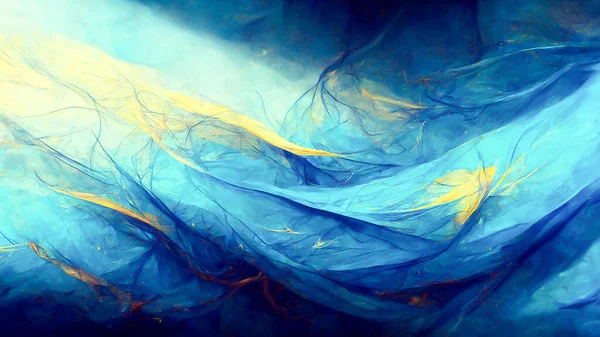 Красива Ілюстрація Абстрактне Мистецтво Гранжеві Декоративні Темно Сині Ліпнини Шпалери — стокове фото