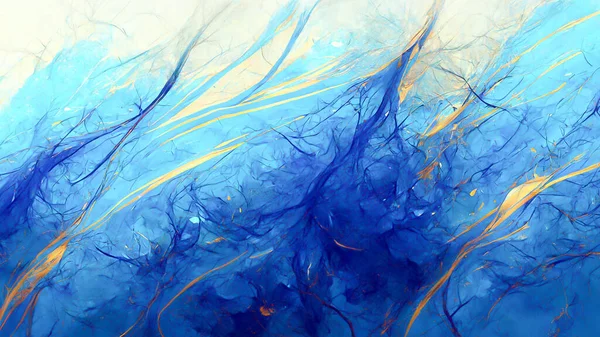 Beautiful Illustration Abstract Art Grunge Decorative Navy Blue Dark Stucco — Stock Photo, Image