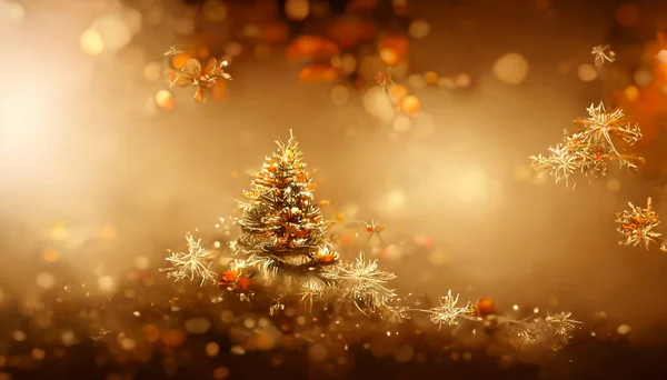 Render Chocolate Christmas Wallpaper Beautiful Artwork Seasonal Illustration Copy Space — Foto de Stock