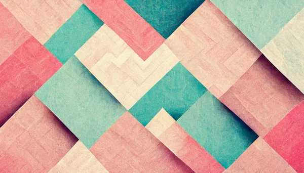 Pink Kawaii Pattern Style Illustration Abstract Background — Stock Photo, Image