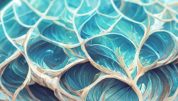 Render Abstract Ocean Background Series Design Creative Wallpaper Design Art —  Fotos de Stock