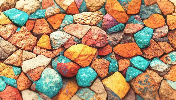 Render Abstract Colorful Stone Texture Background Series Design Creative Wallpaper — Stockfoto
