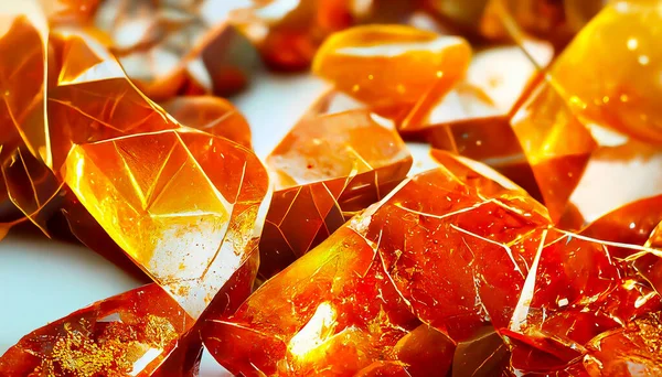 Render Gemstone Texture Precious Crystal Background Copy Space Colored Shiny — Stok Foto