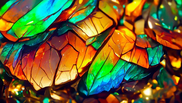 Render Gemstone Texture Precious Crystal Background Copy Space Colored Shiny — Stock Fotó