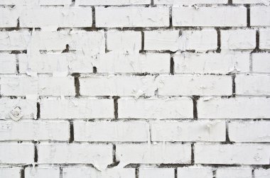 kağıt üzerinde beyaz boyalı brickwall kalçası parçası