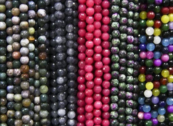 Perles colorées pour fond d'artisanat — Photo