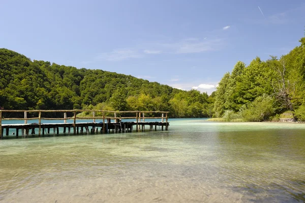 Parque Nacional de los Lagos de Plitvice (Croacia ) — Foto de Stock