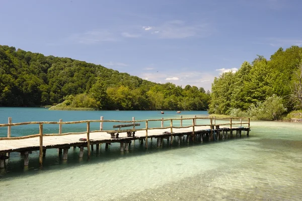 Parque Nacional de los Lagos de Plitvice (Croacia ) — Foto de Stock