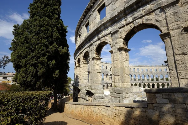 Romerska amfiteatern i Pula (Kroatien) — Stockfoto