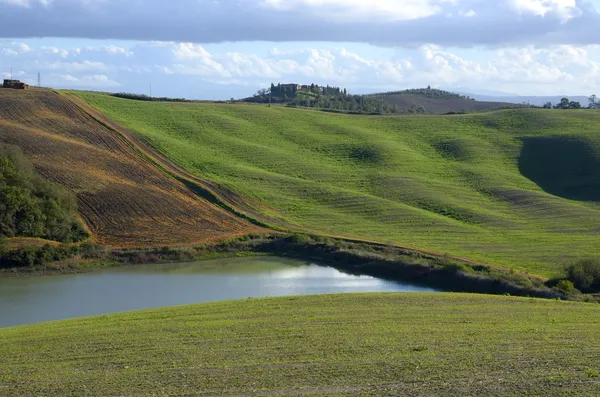 Toskana tepeleri — Stok fotoğraf