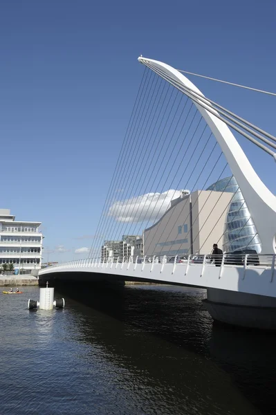 爱尔兰都柏林的塞缪尔贝克特桥 — 图库照片
