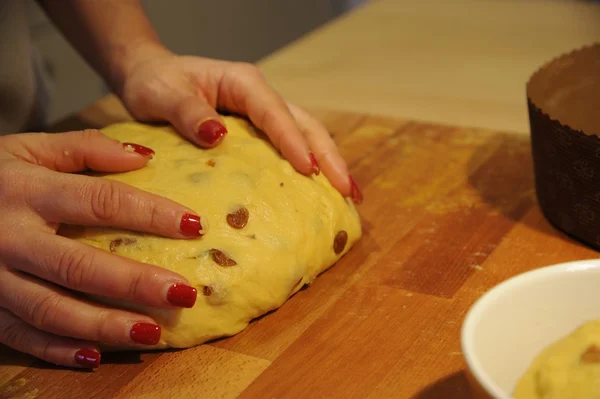 Panettone (Making of) — Stock Photo, Image