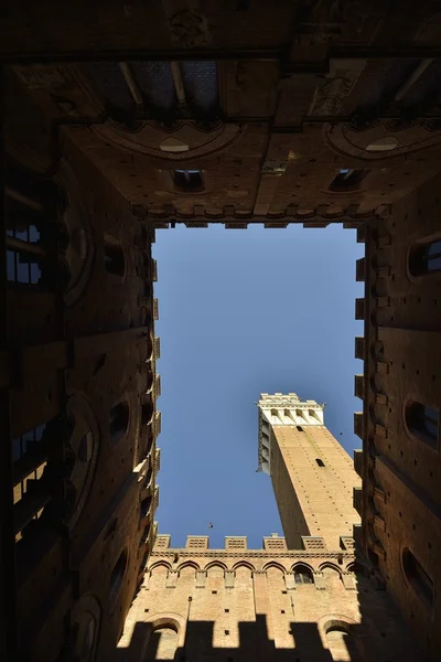 Torre del Mangia (Siena) — Fotografia de Stock