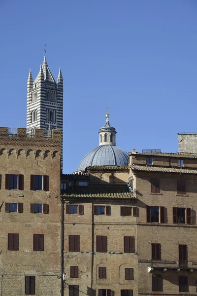 Ancient palace in Siena — Stock Photo, Image