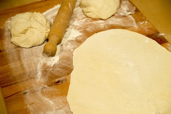 Making pizza — Stock Photo, Image