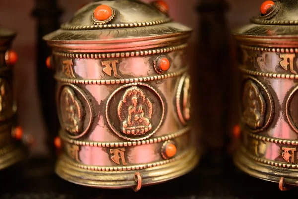 Rueda de oración tibetana — Foto de Stock