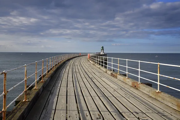 Whitby Західна пристань — стокове фото