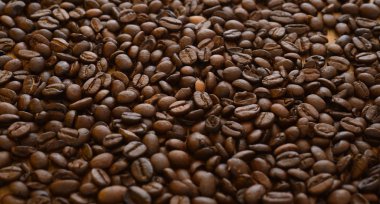 Kavrulmuş kahve çekirdeği.