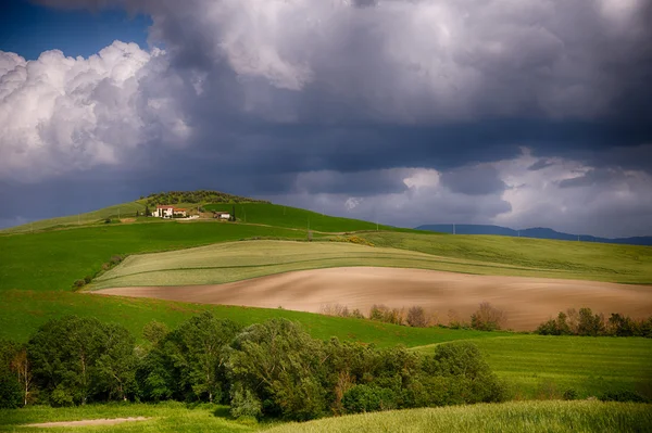 Тосканская страна — стоковое фото