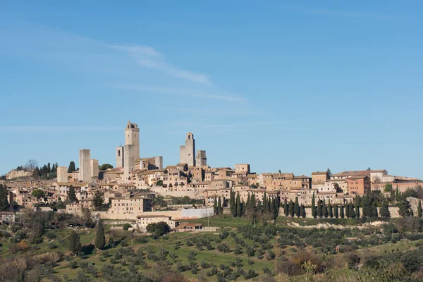 San Gimignano (Toscana ) — Fotografia de Stock