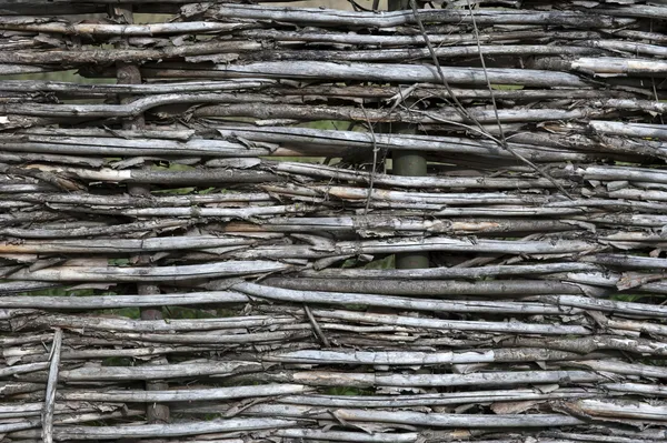 The wicker fence — Stock Photo, Image