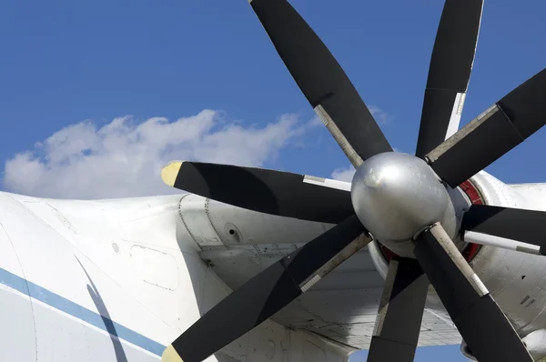 Turboprop vervoer — Stockfoto