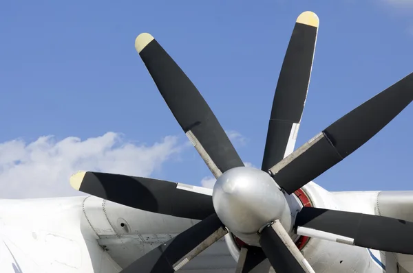 Turboprop vervoer — Stockfoto