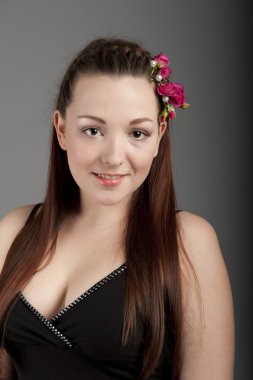 Genç güzel kadın.