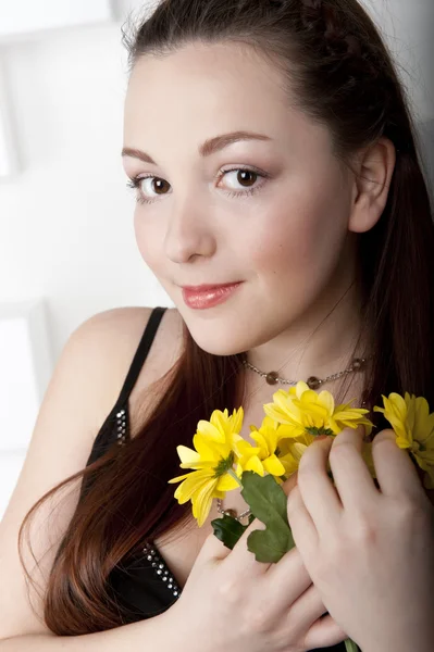 Genç güzel kadın.