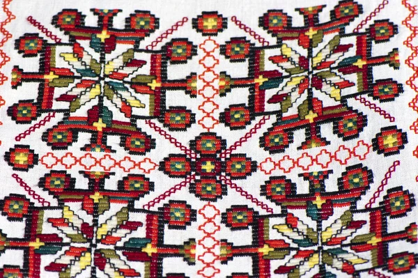 Töredéke a hagyományos ukrán hímzés — Stock Fotó