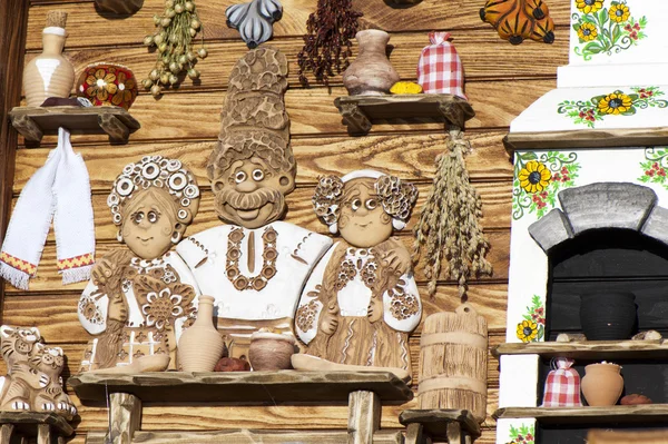 Famiglia di villaggio ucraino — Foto Stock