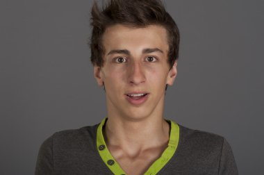 genç bir adam portresi