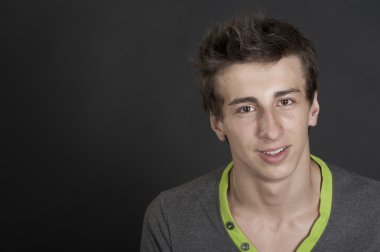 genç bir adam portresi